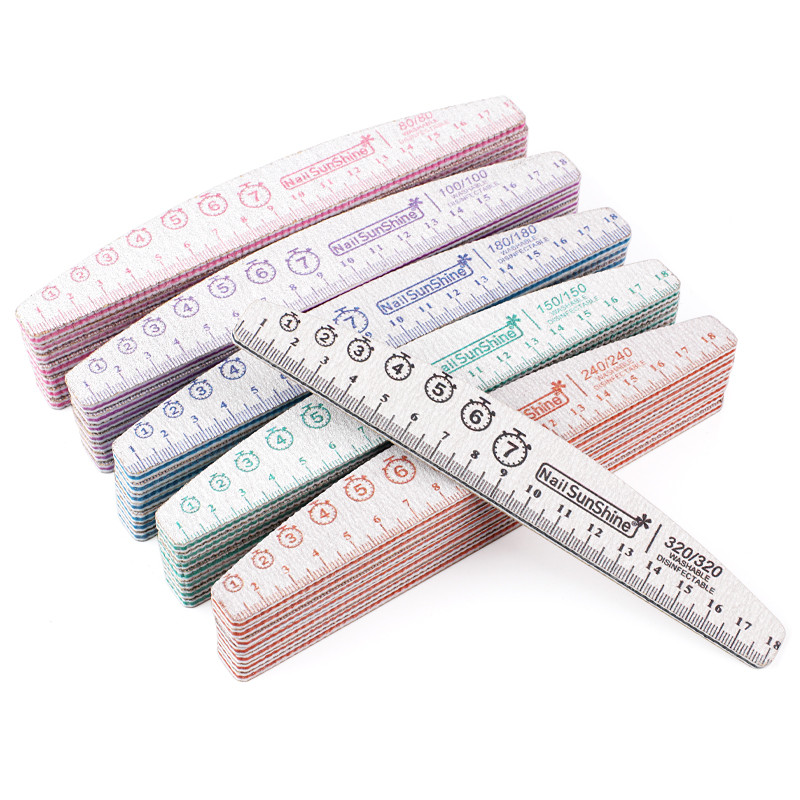 6 vnt / Lot Boat nagų dailės dildė manikiūrui Profesionalus buferinis švitrinis popierius Patvarus plaunamas lazdelės Nagų dailės įrankių rinkiniai Priedai