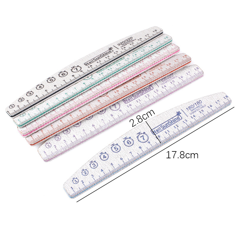 6 vnt / Lot Boat nagų dailės dildė manikiūrui Profesionalus buferinis švitrinis popierius Patvarus plaunamas lazdelės Nagų dailės įrankių rinkiniai Priedai