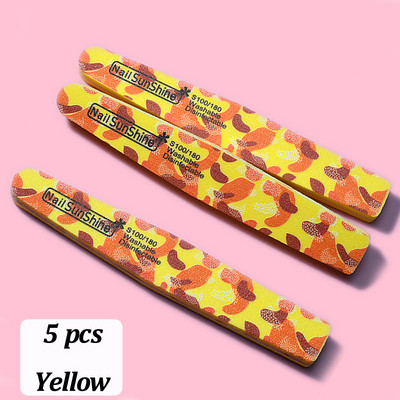 5 kom Rombus spužvasta turpija za nokte 100 180 Kamuflažni dodaci za dizajn noktiju Alati Puferi Set za profesionalno brušenje gel laka