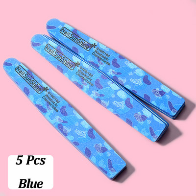 5 kom Rombus spužvasta turpija za nokte 100 180 Kamuflažni dodaci za dizajn noktiju Alati Puferi Set za profesionalno brušenje gel laka