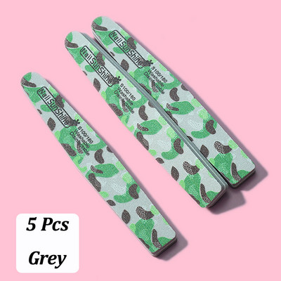 5 kom Rombus spužvasta turpija za nokte 100 180 Kamuflažni dodaci za dizajn noktiju Alati Puferi Set za profesionalno brušenje gel laka