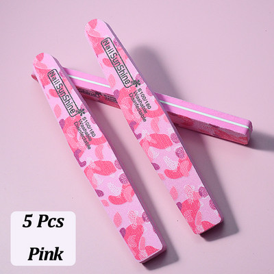 5 kom Rombus spužvasta turpija za nokte 100 180 Kamuflažni dodaci za dizajn noktiju Alati Puferi Set za profesionalno brušenje gel laka