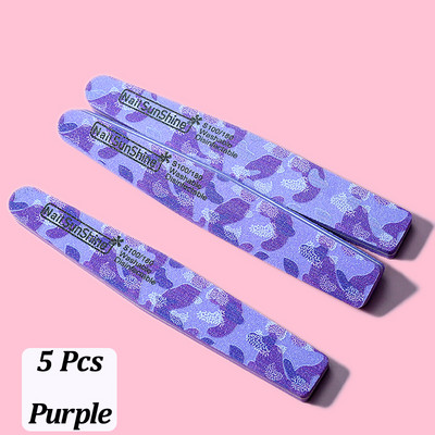 5 kom Rombus spužvasta turpija za nokte 100 180 Kamuflažni dodaci za dizajn noktiju Alati Puferi Set za profesionalno brušenje gel laka