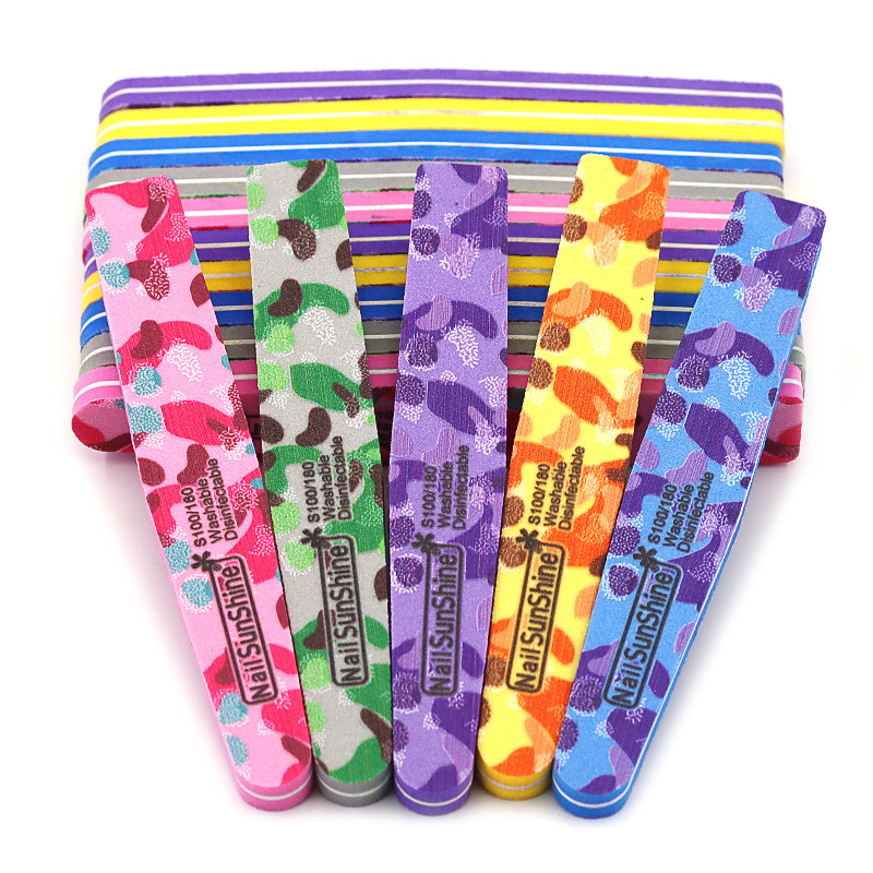 5 kom Rombus spužvasta turpija za nokte 100 180 Kamuflažni dodaci za dizajn noktiju Alati Puferi Set za profesionalno brušenje gel laka