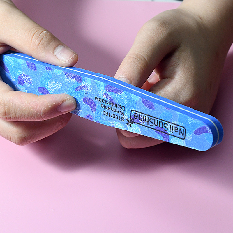 5 kom Rombus spužvasta turpija za nokte 100 180 Kamuflažni dodaci za dizajn noktiju Alati Puferi Set za profesionalno brušenje gel laka