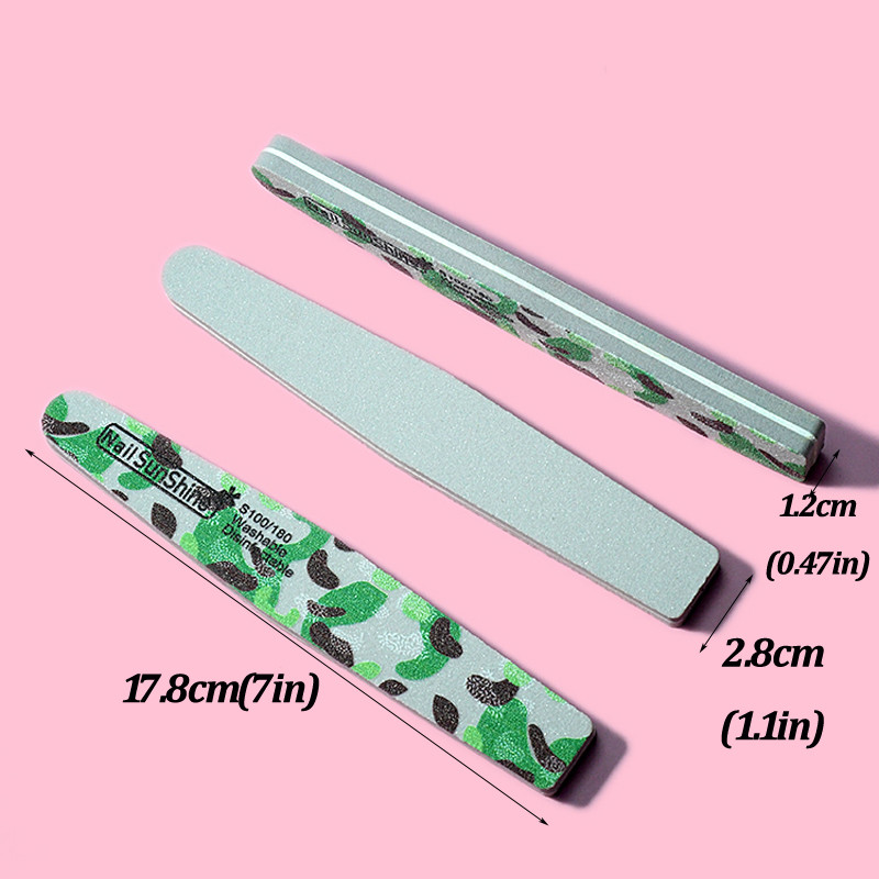 5 kom Rombus spužvasta turpija za nokte 100 180 Kamuflažni dodaci za dizajn noktiju Alati Puferi Set za profesionalno brušenje gel laka