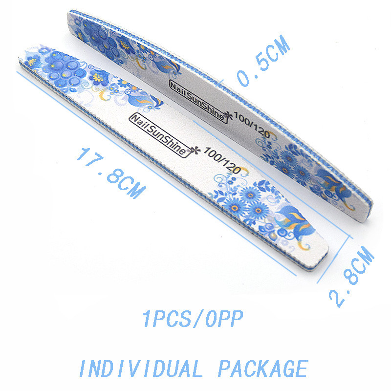 6tk/partii Lilleliivapaber Professionaalne küüneviil küünepuhver UV-geel-lakk maniküüri paat Tugev paks pulkviil tarvikud tööriistad