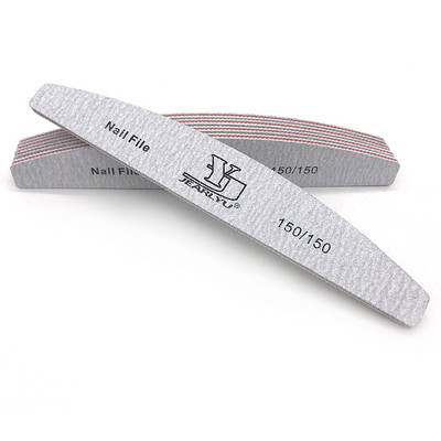 5 tk/partii Half Moon küüneviilid Grit 80/100/150/180/240 Professionaalsest materjalist küüned Aksessuaarid ja tööriistad Maniküür pediküüri hooldus