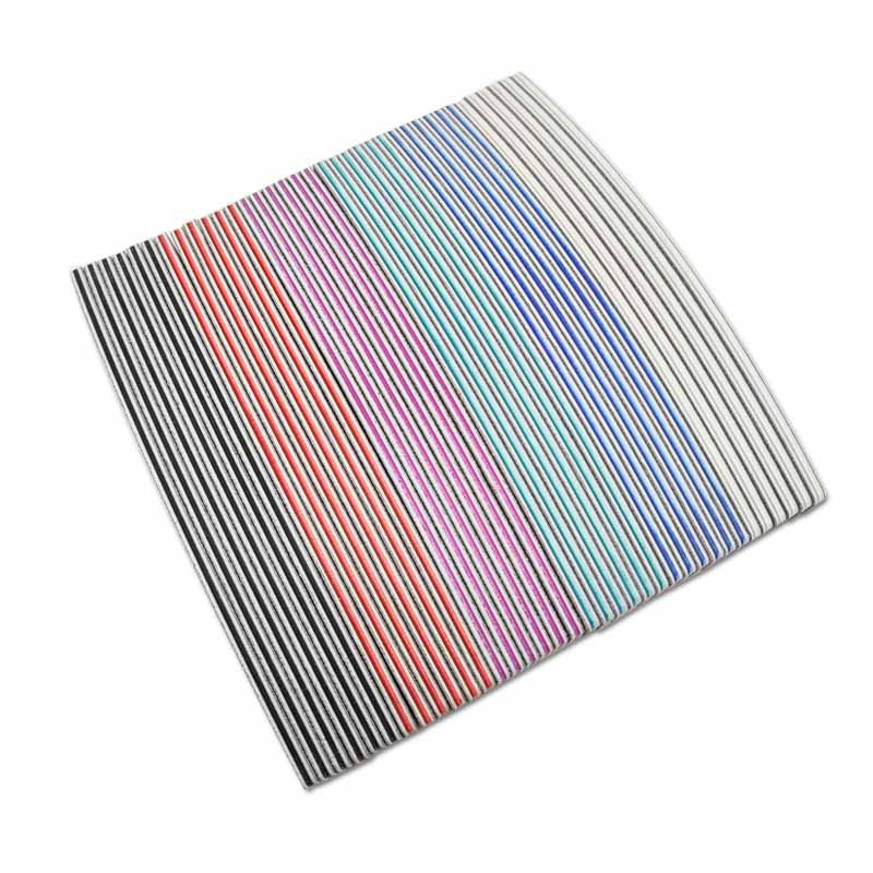 3/5/10 tk Professionaalne küüneviil liivapaber Tugev paks küüneviil puhver maniküüri lihvimiseks Half Moon laimi küünetööriistad 100/180