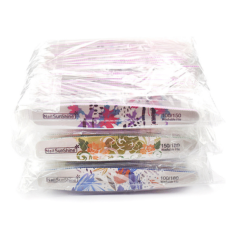 5 komada Waterdrop Flower Turpije za nokte 100 180 150 Dvostrano brušenje Buffer Block Tips Alati za nokte Manikura Alat za poliranje noktiju