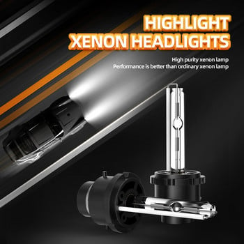 2Pcs Super Bright Headlights D2S Xenon HID Car Bulb 55W 9000LM Automobiles Headlamps 4300K 6000K 8000K 10000K 12000K Auto Lamp