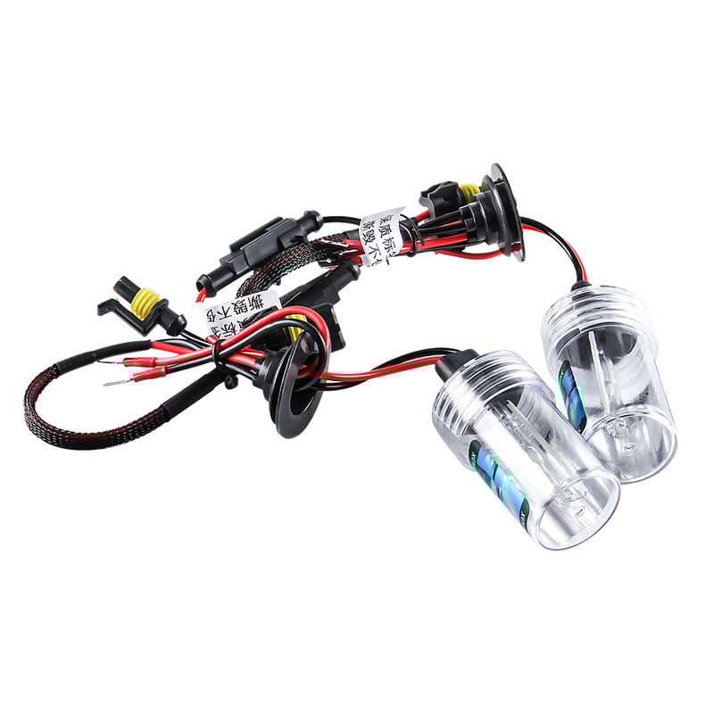 2 vnt 3000K 4300K 5000K 6000K 8000K 10000K HID ksenoninės lemputės H1 H3 H7 H8 H11 9005 HB3 9006 HB4 H4 automobilių priekinių žibintų lemputės itin ryškios