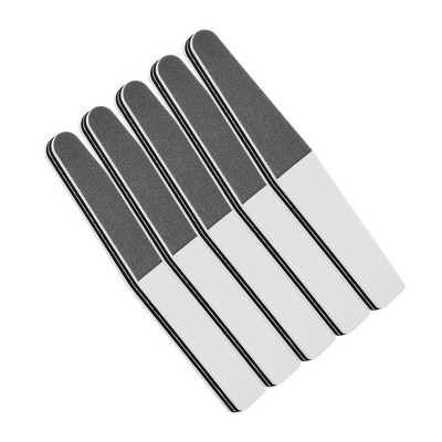 5 vnt nagų dildės juostelių manikiūro matinio juostelių salono dvipusis smėlio lentų šlifavimo blokas