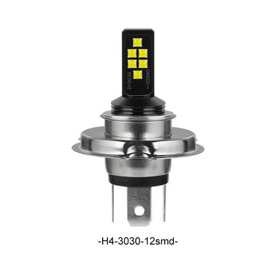 H7 H4 automašīnas LED spuldžu priekšējo lukturu miglas luktura spuldze 24W 3600LM 6000K balta DRL braukšanas gaismas automašīnas priekšējo lukturu spuldžu komplekts Auto piederumi 2 gab.