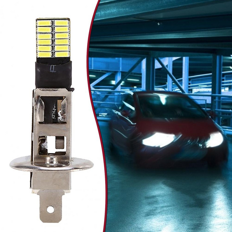 80% karštas išpardavimas 6500K 12V HID Xenon White 24-SMD H1 LED automobilio pakaitinė lemputė priekinio žibinto rūko žibintas