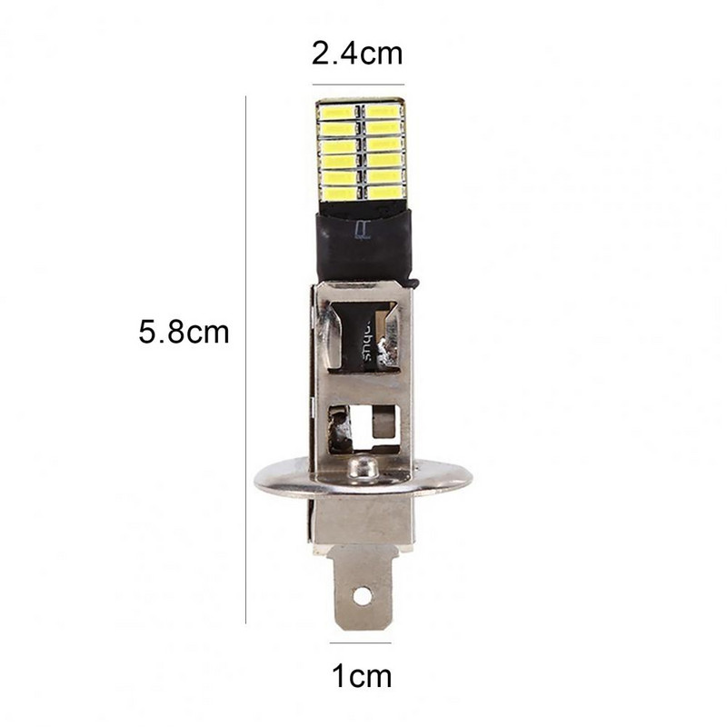 80% karštas išpardavimas 6500K 12V HID Xenon White 24-SMD H1 LED automobilio pakaitinė lemputė priekinio žibinto rūko žibintas