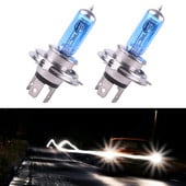 2 τμχ H4 Xenon Gas Super Bright Λευκό 100W Φωτιστικό κεφαλής αυτοκινήτου Auto Fogs Lamps Styling 12V Πηγή φωτός αυτοκινήτου Parking 5000k Super White