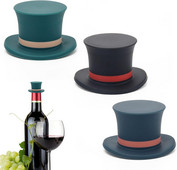 Korduvkasutatav silikoonist veinikorgi kork kork, mütsi kuju vaakumkinnitusega pudeli korgi kate Koduveinipudeli korgiga riba tööriistad
