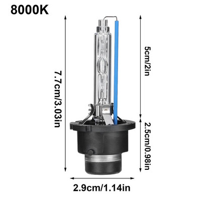 Xenon izzók 35W D2S/D2C autós autós fényszóró átalakító fényszóró D1S D2S D3S D 4S D1R D2R D3R D4R Xenon lámpa 4300K 60