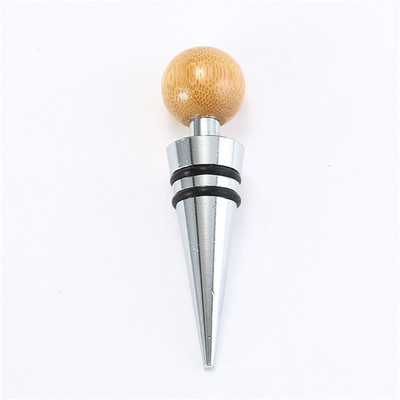 Dop pentru sticla de vin din bambus, metal, strasuri, instrumente de bar, accesorii, dop de vin, dopul pentru sticla sigilat în vid, livrare picătură