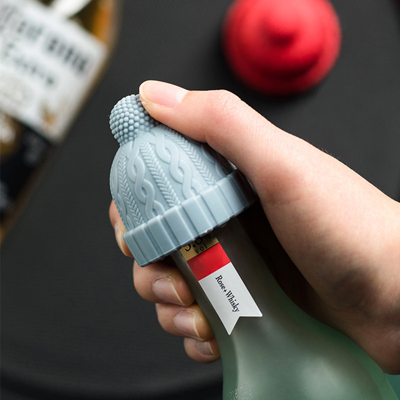 1/2 tk silikoonpudeli kork, veiniõlle ja joogipudeli korgi komplekt lekkekindel šampanjapudelid tihenduskorgid veinikorgid