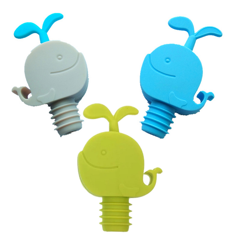 Силиконова тапа на бутилка Вашата дневна доза радост Поддържайте виното свежо за домашно парти