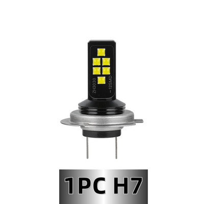 H4 H7 LED 60W Lumină universală Led pentru mașină 6000K Far superluminos 52000LM Far durabil Accesorii pentru mașină Far cu Led