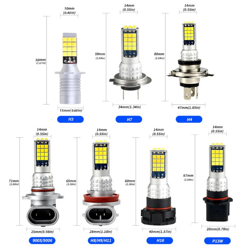 2 vnt. H3 H4 H7 H16 9005 9006 H11 PD13W dviejų spalvų rūko žibintai automobilio rūko žibintai automobilio vairavimo žibintas rūko žibintai 차량용 carro