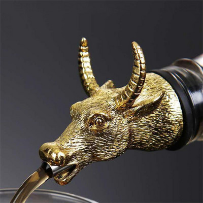 Cinko lydinio vyno aeratoriai Elnio galvos vyno burna Greito gazavimo išpylimo įrankis Siurblys Gėrimų skysčio dozatorius Naktinio klubo baro priedai