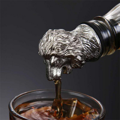 Cinko lydinio vyno aeratoriai Elnio galvos vyno burna Greito gazavimo išpylimo įrankis Siurblys Gėrimų skysčio dozatorius Naktinio klubo baro priedai