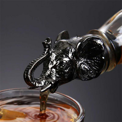 Cinko lydinio vyno aeratoriai Elnio galvos vyno burna Greito gazavimo išpylimo įrankis Siurblys Gėrimų skysčio dozatorius Naktinio klubo baro priedai