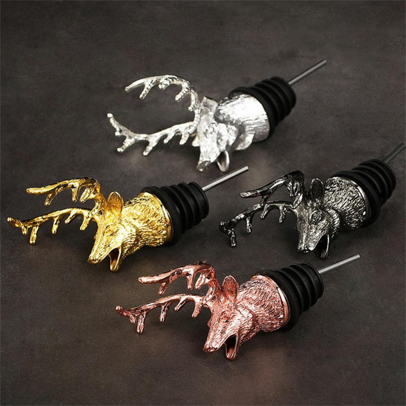 Cinko lydinio vyno aeratoriai Elnio galvos vyno burna Greito gazavimo išpylimo įrankis Siurblys Gėrimų skysčio dozatorius Naktinio klubo baro priedai