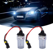 1 par H11 žarulja za prednja svjetla automobila 6000K 100W plastično staklo svijetlo bijele zamjenske žarulje za prednja svjetla za 12V automobile