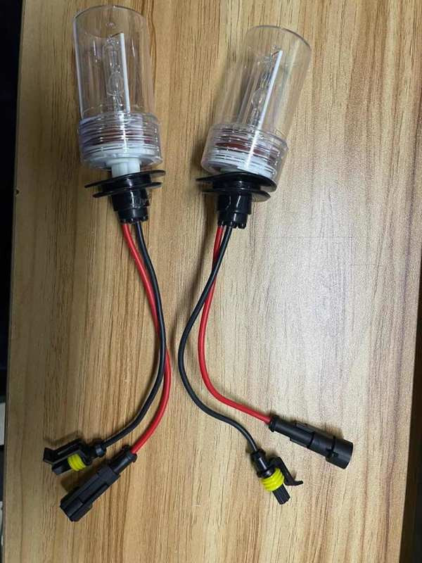 1 par H11 žarulja za prednja svjetla automobila 6000K 100W plastično staklo svijetlo bijele zamjenske žarulje za prednja svjetla za 12V automobile