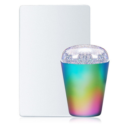 Mtssii Kvadratni okrugli tanjuri za utiskivanje noktiju Cvijeće bundeve Životinjski tropski geometrijski uzorak Slike za nokte Predlošci za pečate od čipke