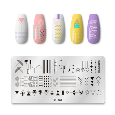 Mtssii 2023 új leopárd körömbélyegző lemezek geometriai vonalak levelek virágok design nyomdalemezek körömdíszítés stencil bélyegző eszközök