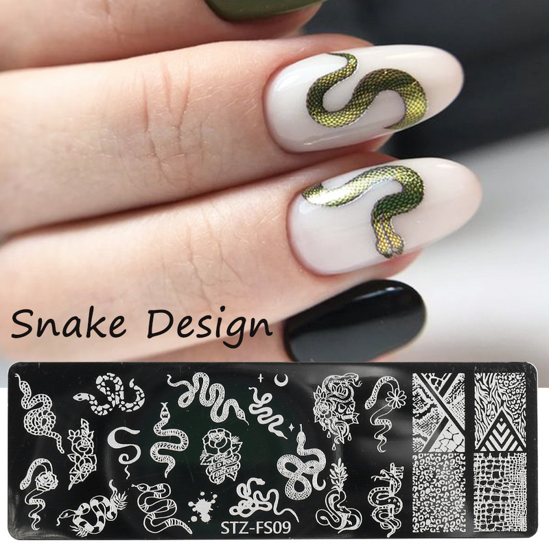 Vaisių dizaino nagų štampavimo plokštės, braškių linijos, lapų gėlių dizaino vaizdas, nerūdijančio plieno spausdinimo šablono plokštė GLSTZ-FS03