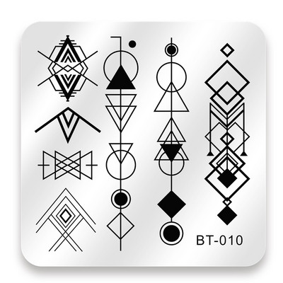 Biutee 6*6cm τετράγωνες πλάκες για σφράγιση νυχιών Σχέδιο δαντέλας λουλουδιών θερμοκρασίας σφραγίδα σφραγίδας τέχνης για τα νύχια Πρότυπο εικόνας για πιάτο στένσιλ