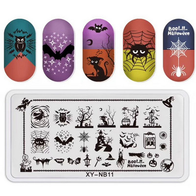 Ploča za nokte Leptir Cvijet List Predložak za ispis od nehrđajućeg čelika Pečat DIY Alati za manikuru Dodatak za prijenos grafičkog uzorka