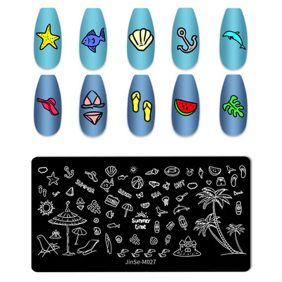 Love Heart Tanjurići za utiskivanje noktiju Crtana mašna Slika za vjenčanje Noć vještica Dizajnerski tanjurići za utiskivanje noktiju Valentinovo Božićni predlošci za poliranje