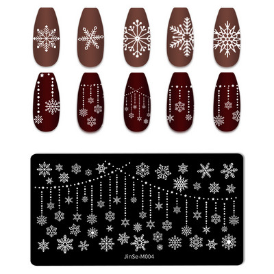 Love Heart Tanjurići za utiskivanje noktiju Crtana mašna Slika za vjenčanje Noć vještica Dizajnerski tanjurići za utiskivanje noktiju Valentinovo Božićni predlošci za poliranje