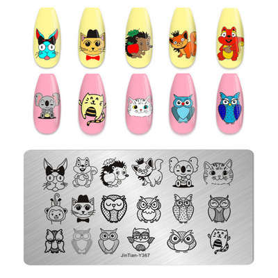 Love Heart Tanjurići za utiskivanje noktiju Crtana mašna Slika za vjenčanje Noć vještica Dizajnerski tanjurići za utiskivanje noktiju Valentinovo Božićni predlošci za poliranje