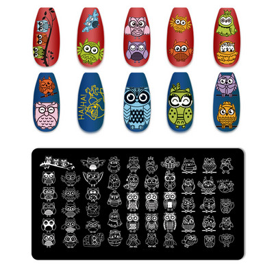 Love Heart Tanjurići za utiskivanje noktiju Crtana mašna Slika za vjenčanje Noć vještica Dizajnerski tanjurići za utiskivanje noktiju Valentinovo Božićni predlošci za poliranje