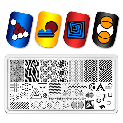 BeautyBigBang Ziua Îndrăgostiților Plăci pentru ștanțarea unghiilor 2023 Noua temă cu flori de trandafir Șabloane pentru arta unghiilor Unelte pentru șablon pentru design de unghii