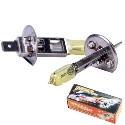 2vnt H1 55W itin ryškiai balta halogeninė lemputė didelės galios automobilio priekinių žibintų lemputė automobilio rūko žibinto šaltinis stovėjimo geltona 6000k 3000k