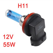 2 buc H11 55 W Super-alb Bec cu halogen lumini de ceață 4300K 12V Curcubeu Albastru far lampă Lumină de conducere auto Styling mașină 6000K