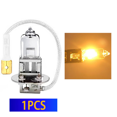 2 buc H3 DC 12 V 55 W lumini cu halogen din sticlă transparentă față pentru becuri de ceață faruri alb cald parcare 4300K auto 1 buc.
