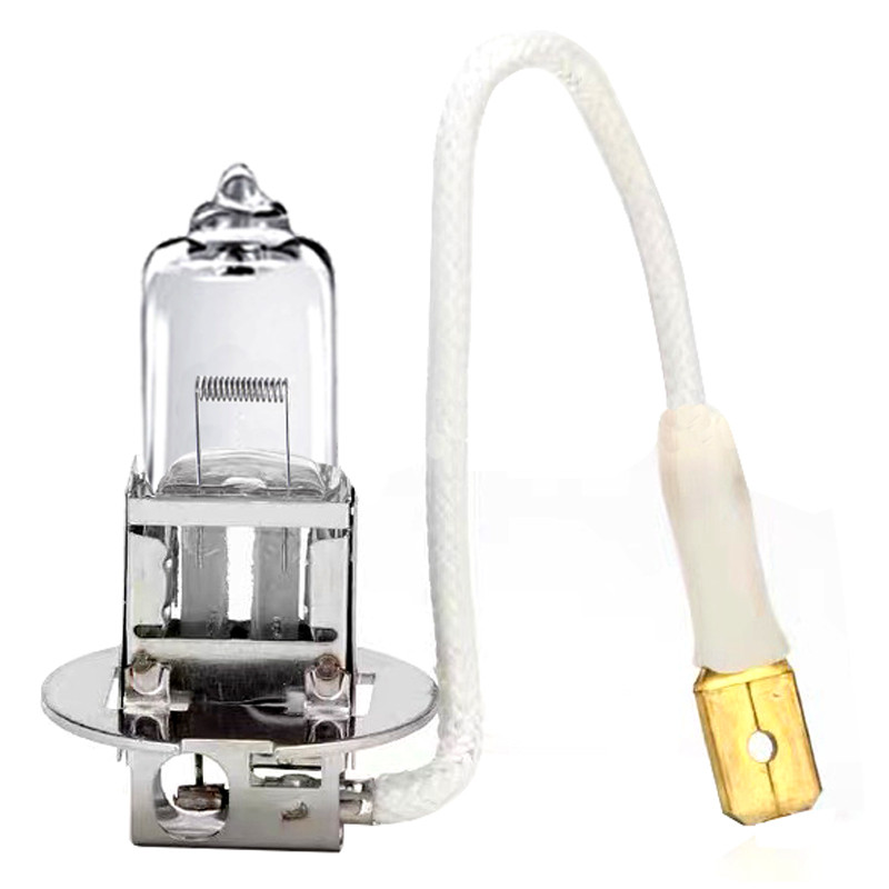 2TK H3 DC 12V 55W halogeentuled läbipaistvast klaasist esiküljel udupirnidele esitulede laternate soe valge auto stiil Parkimine 4300K auto 1tk