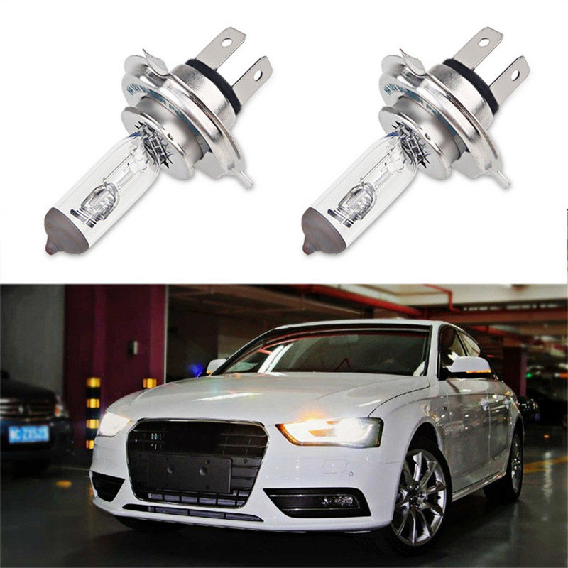 2Pcs H4 Led 100W 12V Super bijelo svjetlo za automobil Halogena žarulja 6000K Dodaci za automobil žarulje za prednja svjetla 55W 4300K Stil automobila
