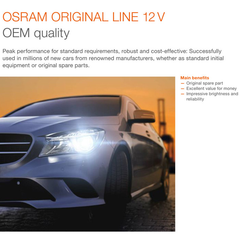 OSRAM H3 Halogene svjetiljke Žarulje za prednja svjetla automobila 55W 100W Standardna svjetla za maglu 3200K Žuta ampula Univerzalna mini auto Plug and Play
